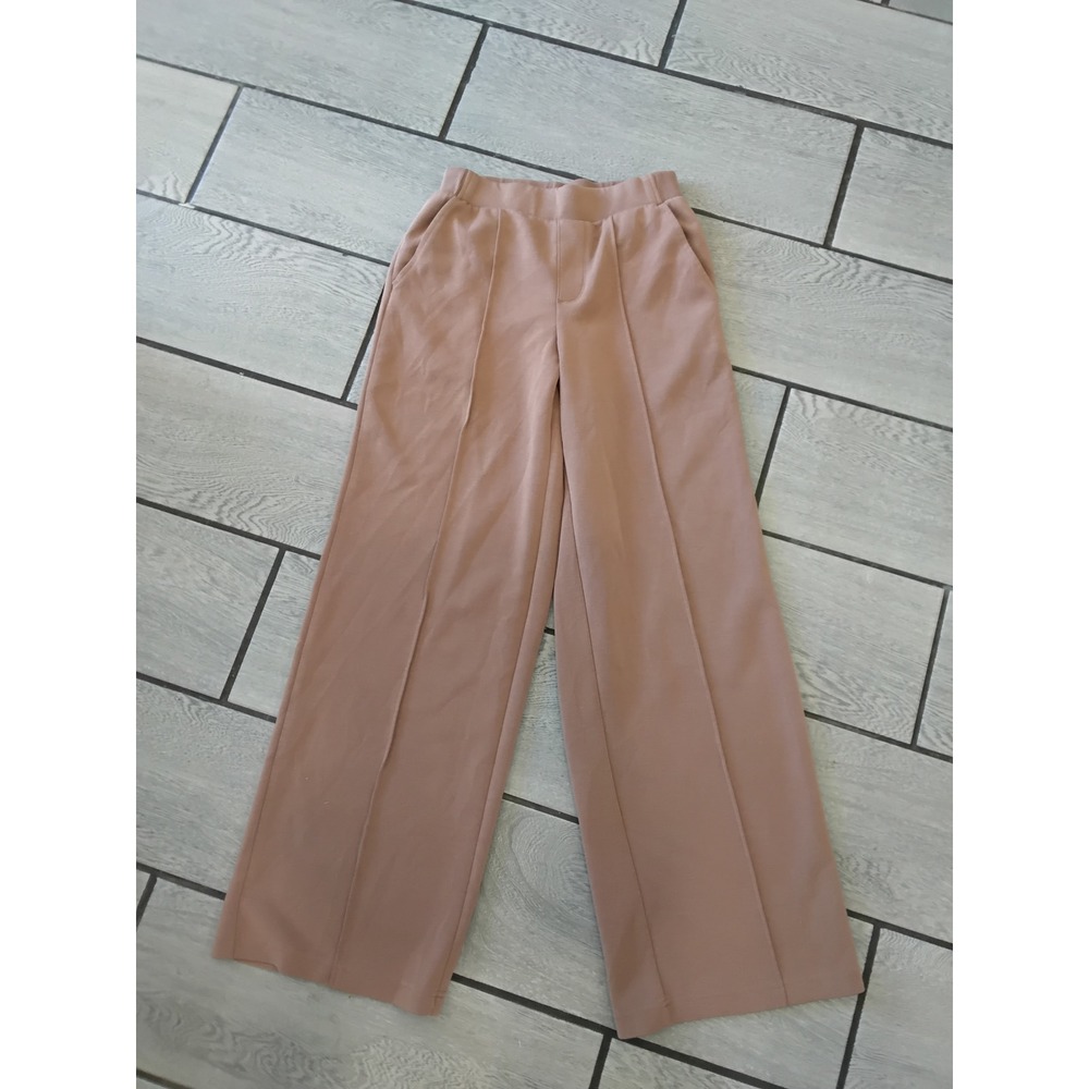 OFFLINE by Aerie Womens XS Mauve Brown Wide Leg Pintuck Seam Lounge Pants